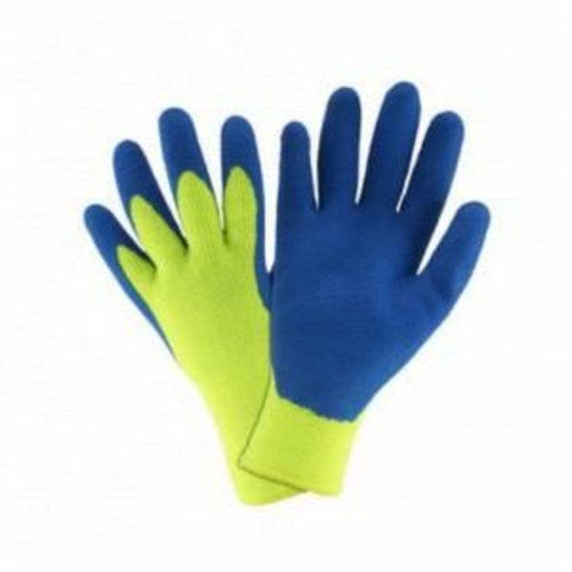 West Chester 32L710/L (1=1pr) Premium Hi-vis Latex Palm Coated Thermal Knit Glove - Size Large